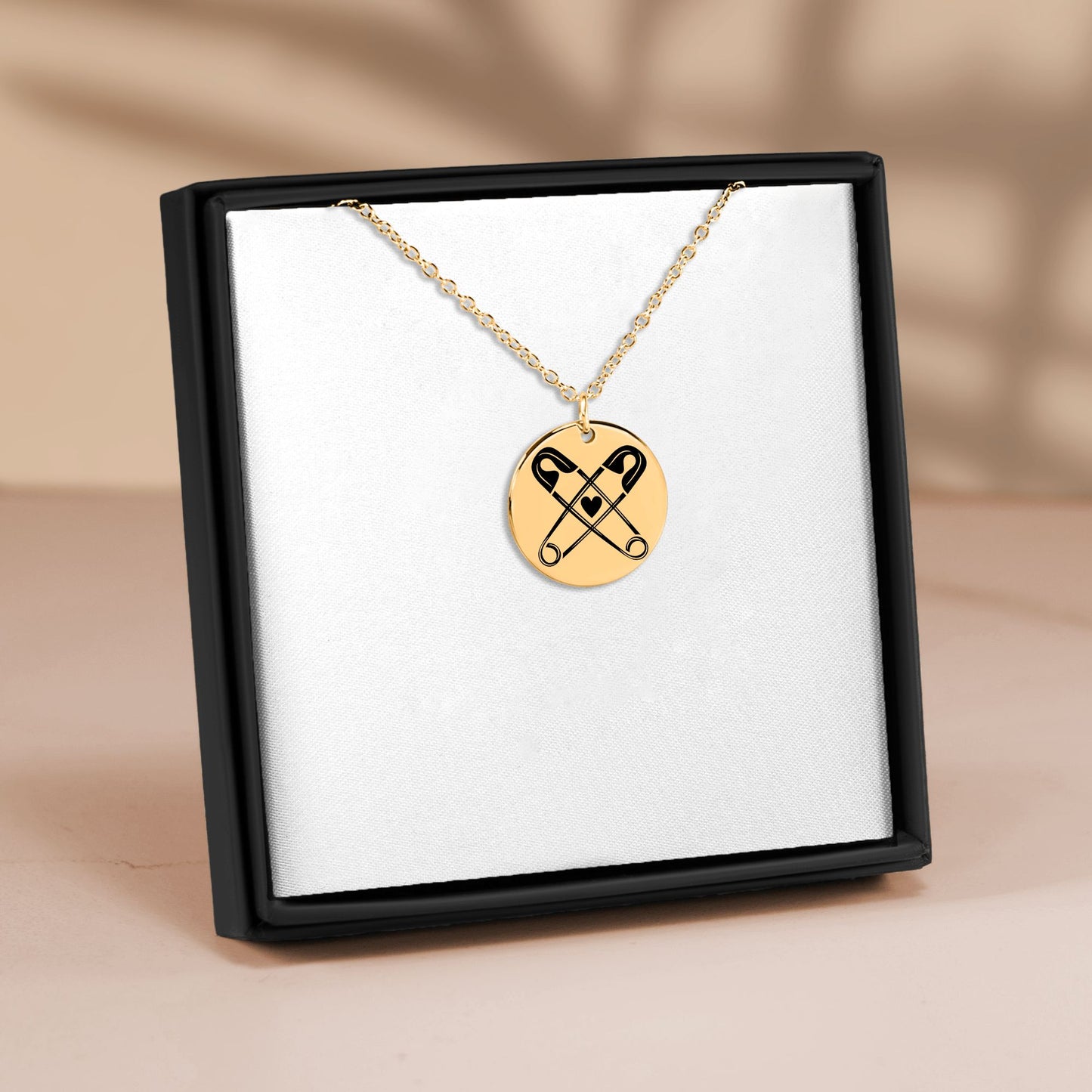 Custom Safety Pin-Promise Necklace-Support-Protection Jewelry
