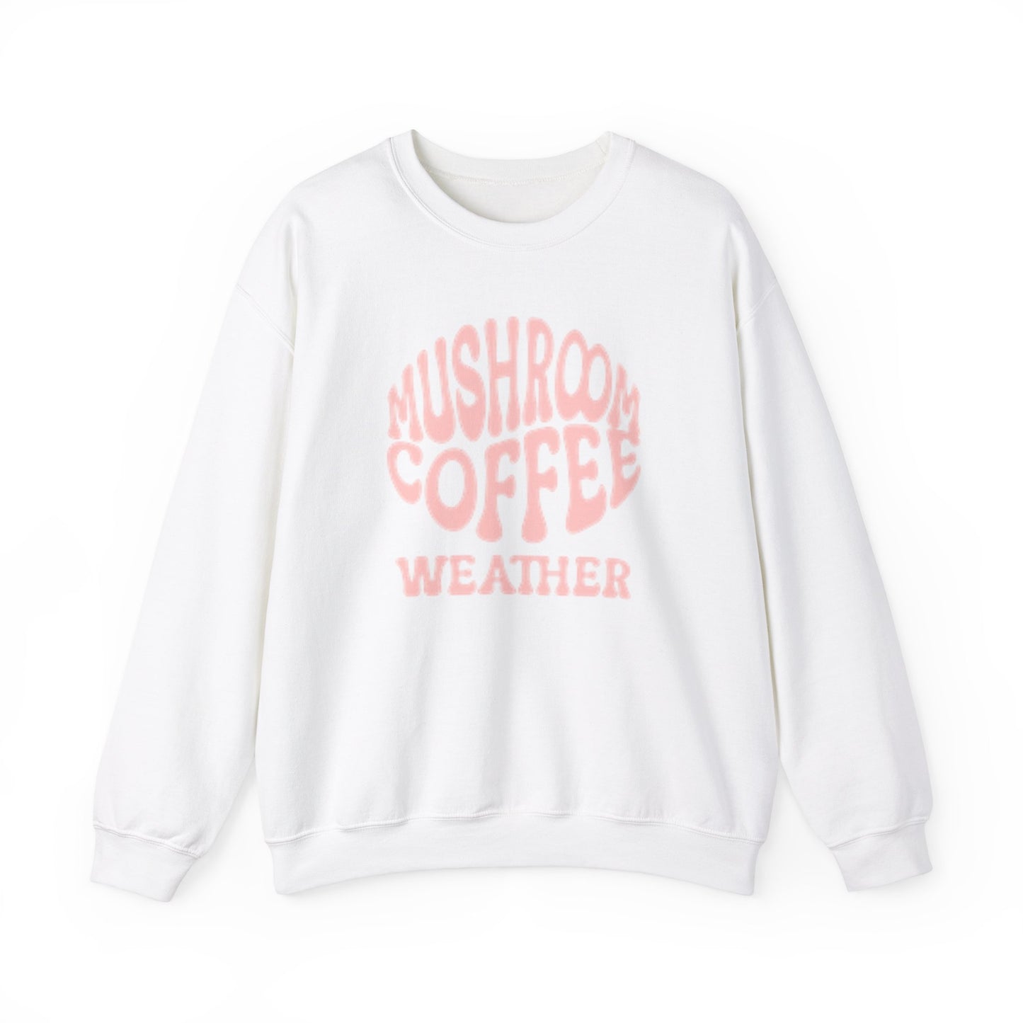 Mushroom Coffee Weather Day Crewneck Sweatshirt, Mushroom Addict Gift, Coffee Lovers Gift, Unisex Sweatshirt, Cozy Sweatshirt, Funny Graphic