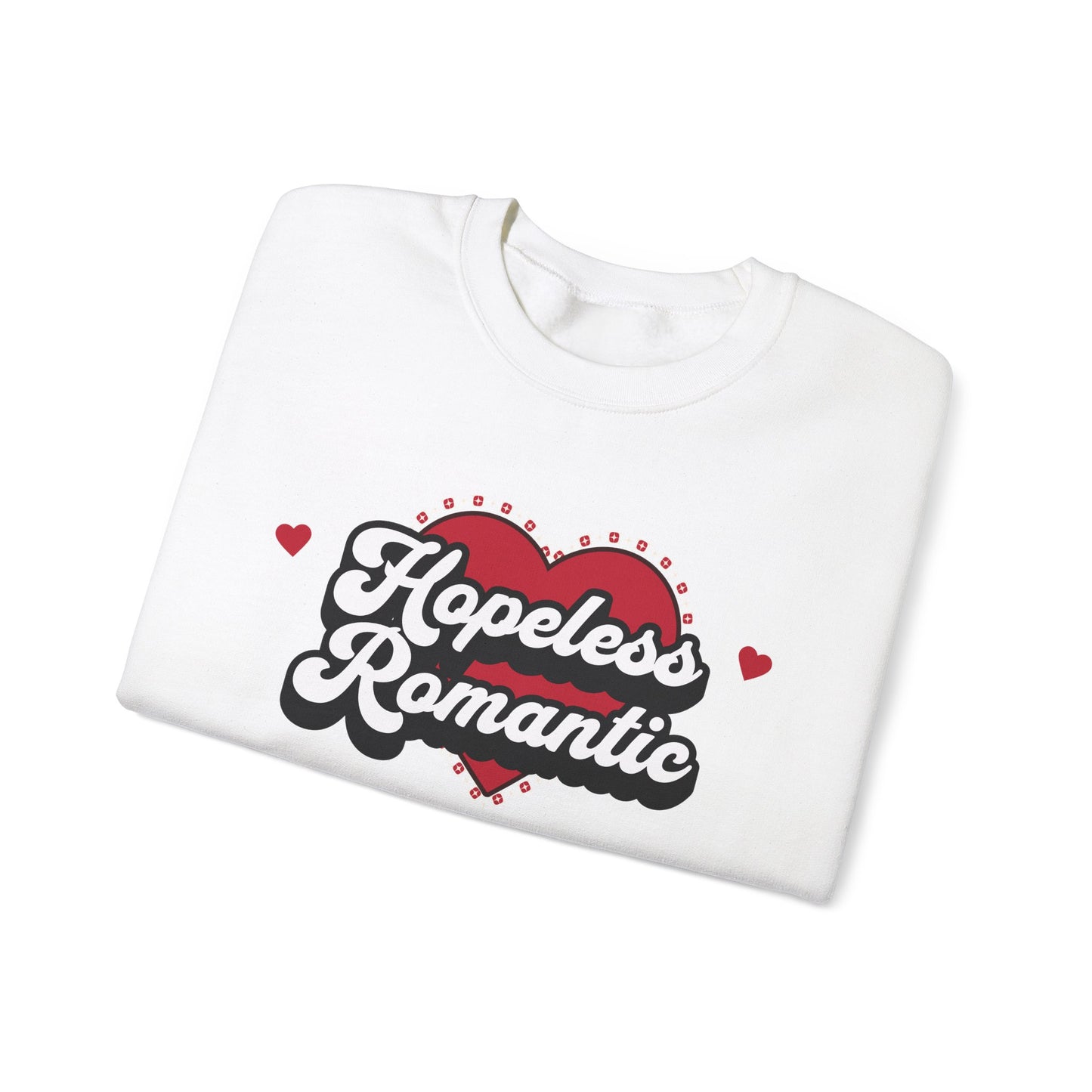 Hopeless Romantic Valentines Sweatshirt, Love Heart Valentine's Day Gift