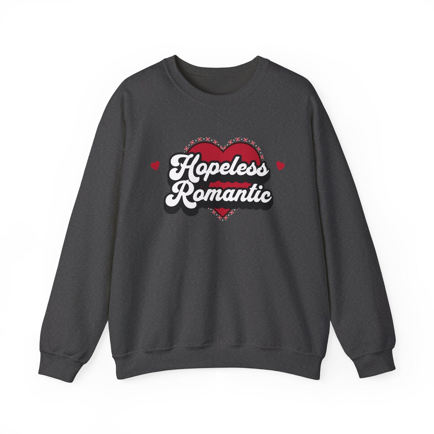 Hopeless Romantic Valentines Sweatshirt, Love Heart Valentine's Day Gift