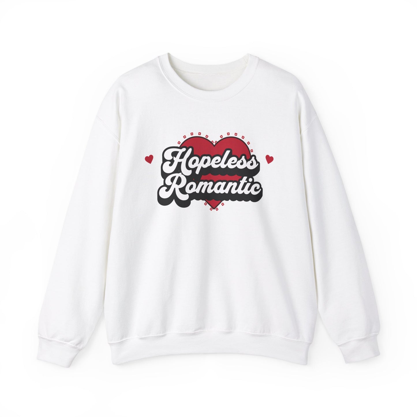 Hopeless Romantic Valentines Sweatshirt, Love Heart Valentine's Day Gift
