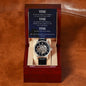Time Mens Openwork Watch With Luxury Box & Custom Message Card