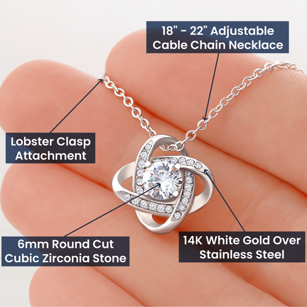 To My Daughter Pendant Necklace-Strengthen your Crown-Birthday-Christmas Gift Jewelry