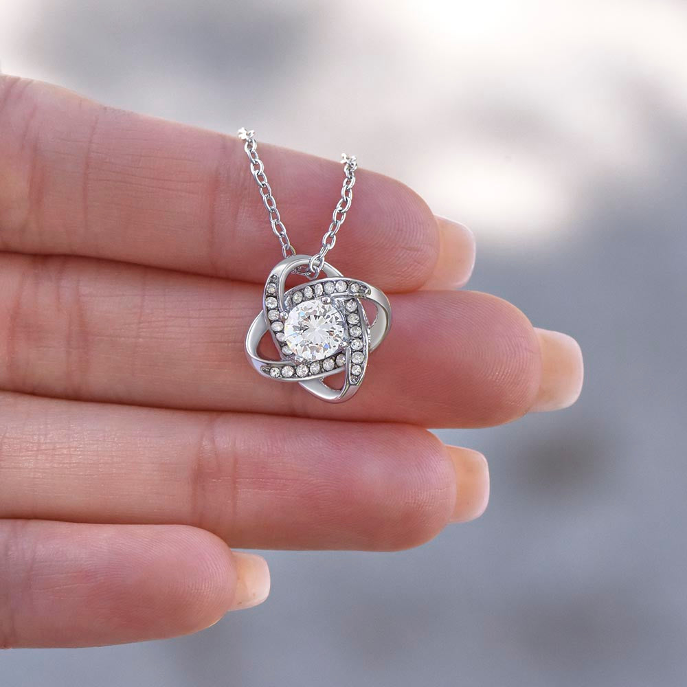To My Daughter Gift Necklace Personalized Message Card With Gift Box