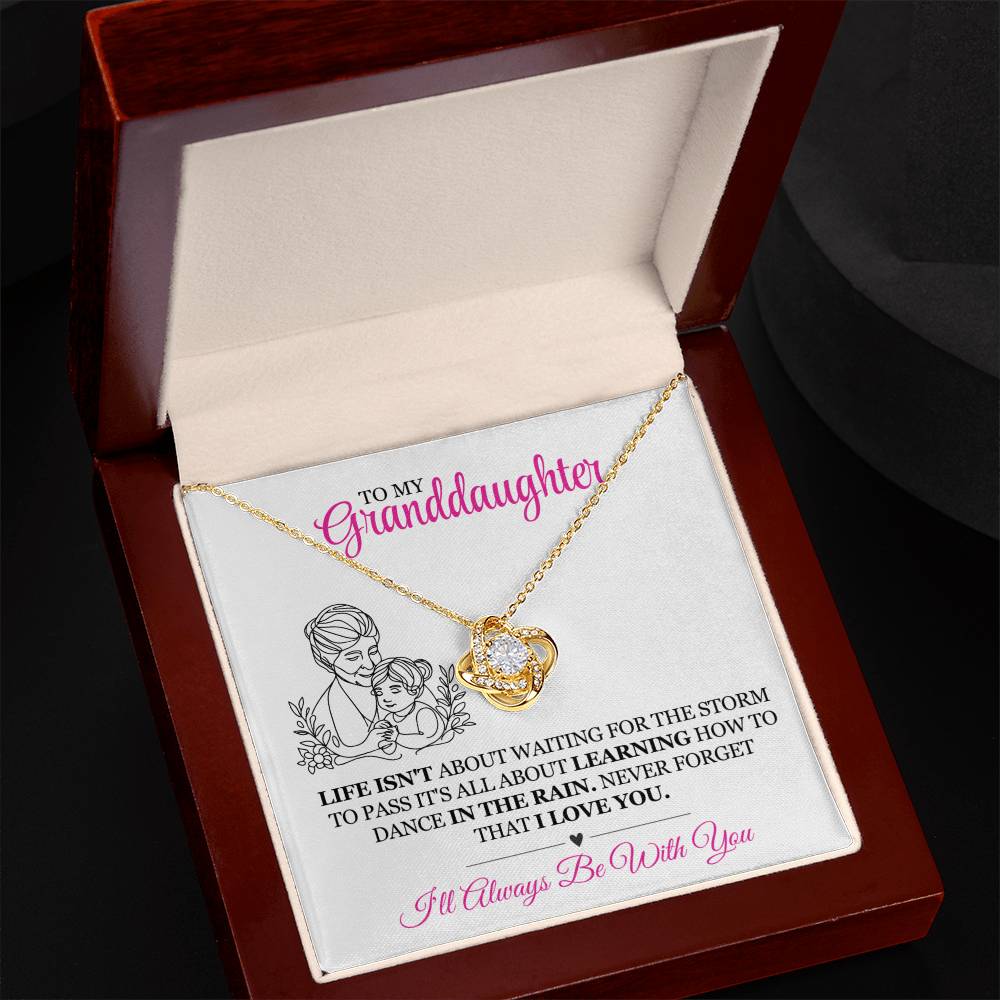 To My Granddaughter Pendant Necklace Gift-Birthday Gift Jewelry
