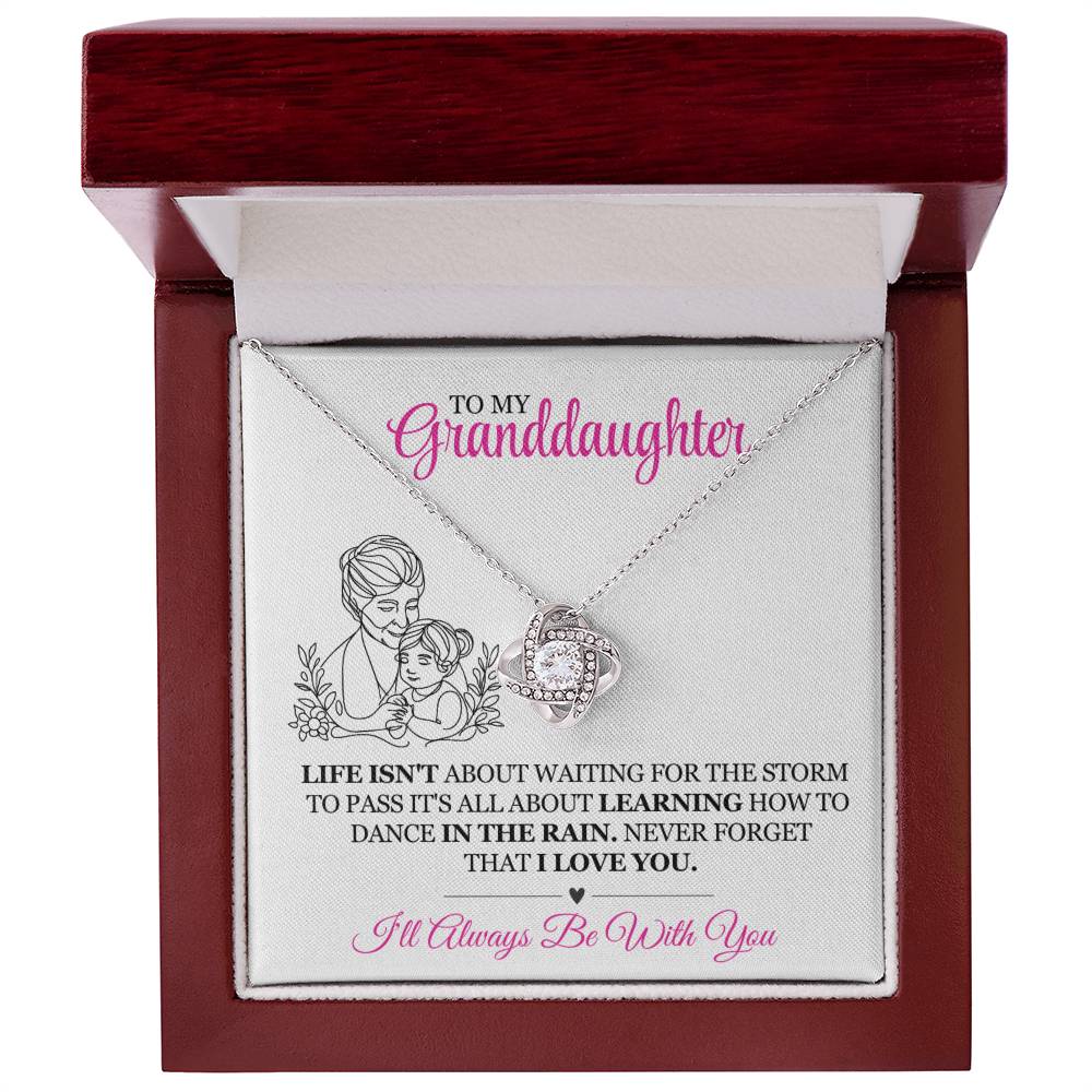 To My Granddaughter Pendant Necklace Gift-Birthday Gift Jewelry