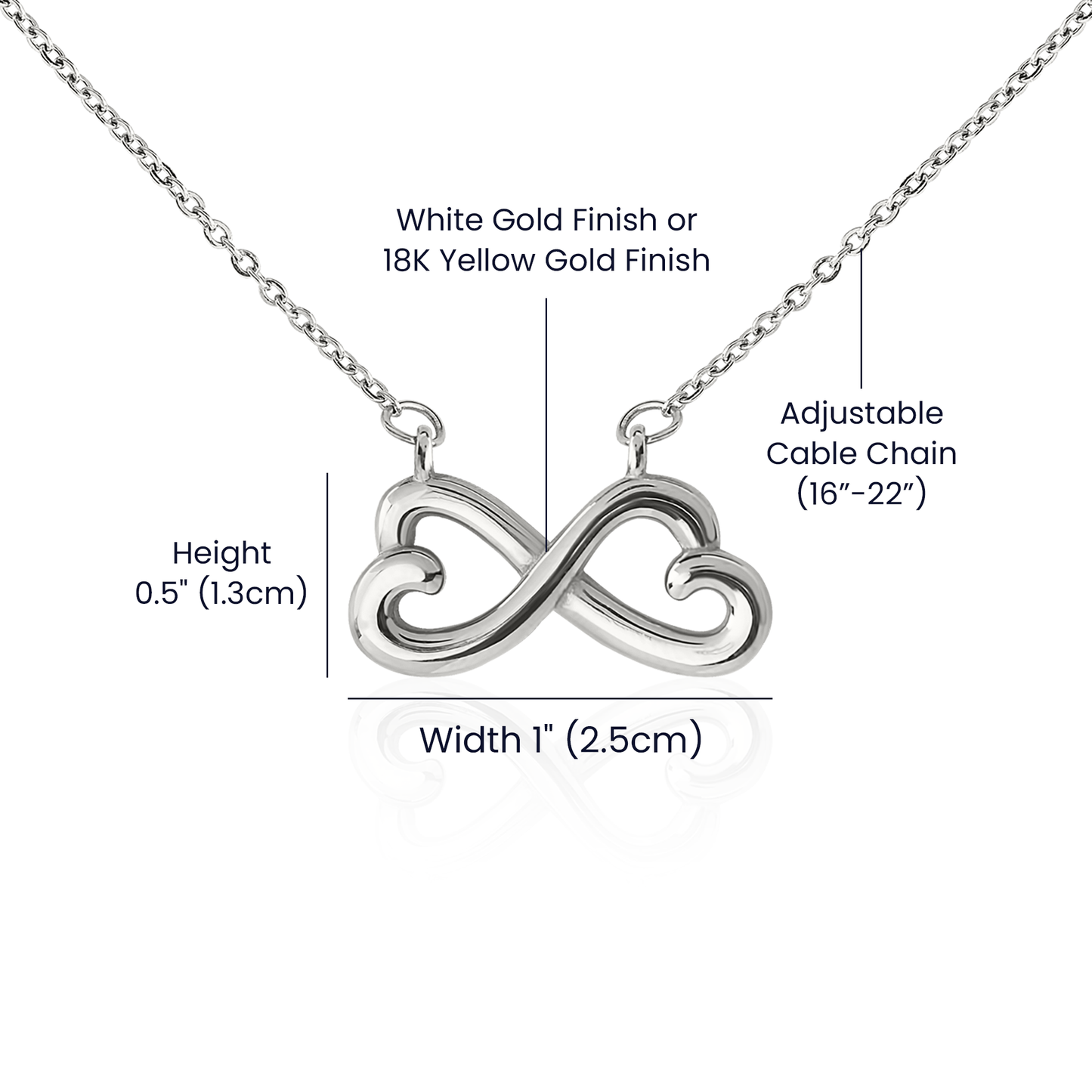 I Love You More Than Coffee-Valentines Day -Infinity Hearts Necklace-Funny Valentine Gift For Her