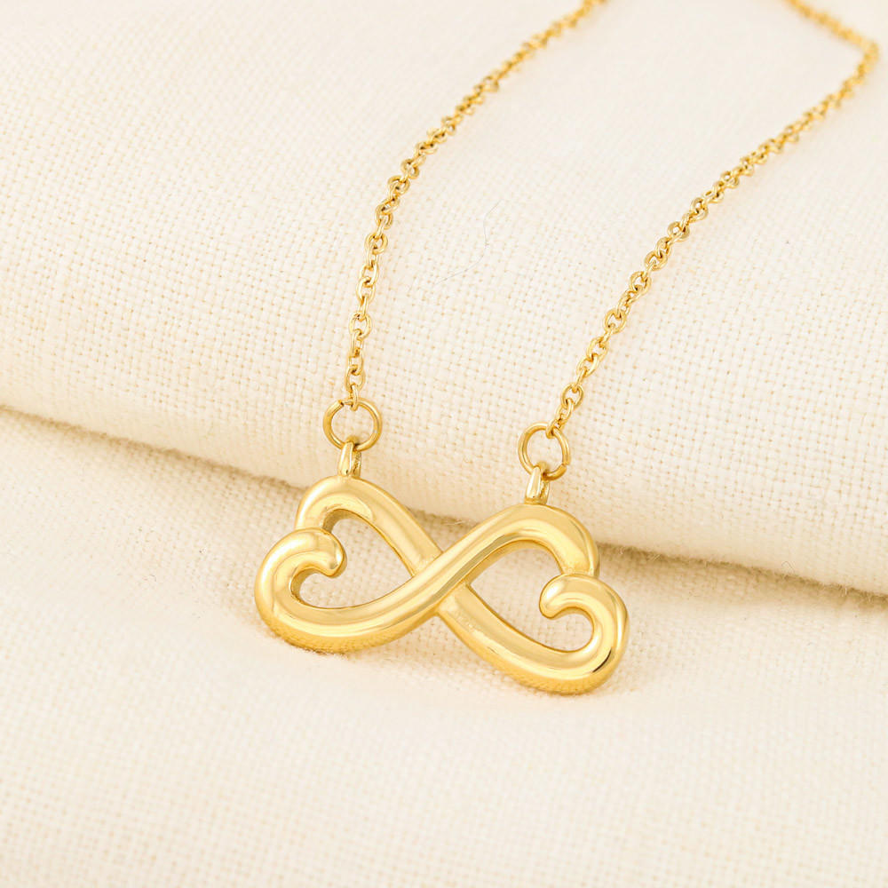 I Love You More Than Coffee-Valentines Day -Infinity Hearts Necklace-Funny Valentine Gift For Her