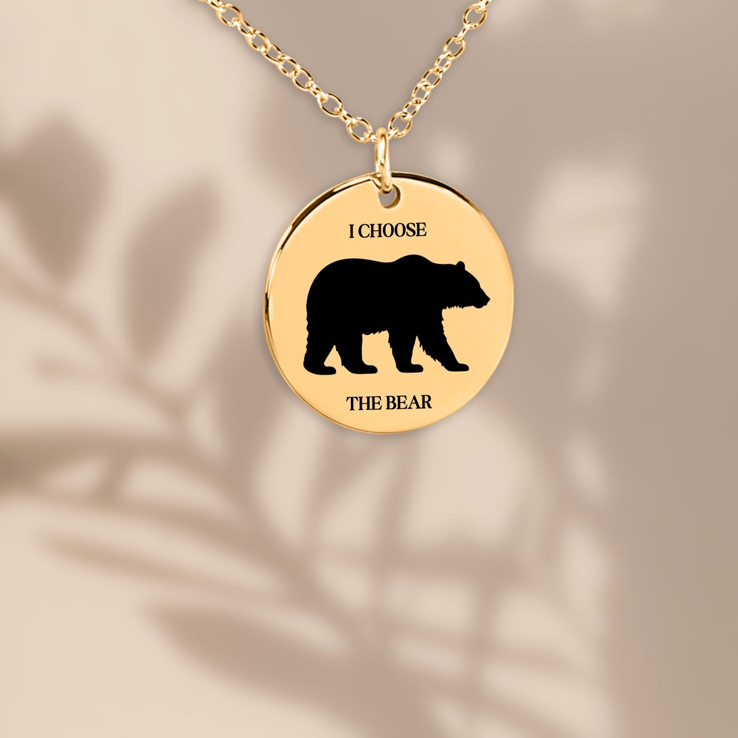 Feminist Empowerment Pendant Necklace, Team Bear Jewelry, Female Rights Charm, Funny Women’s Power Necklace, Gifts for Feminists
