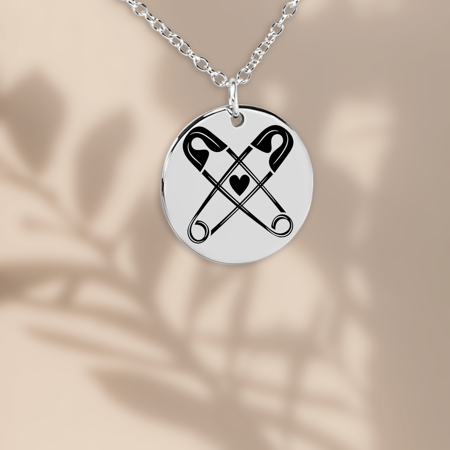 Custom Safety Pin-Promise Necklace-Support-Protection Jewelry