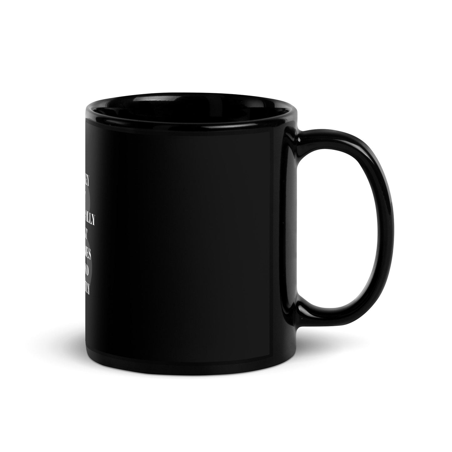 Money Manifestation Black Coffee Mug-I Am a Money Magnet