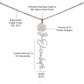Custom Name Necklace with Birth Flowe