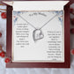 To My Mother Necklace With Custom Message-Gifts For Mom
