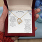 To My Mother Necklace With Custom Message-Gifts For Mom