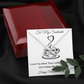 I Love You More Than Coffee-Valentines Day -Infinity Hearts Necklace-Funny Valentine Gift For Her