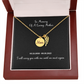 Memorial Necklace Mom, Angel Wing Charm , Sympathy Pendant, Bereavement Gift For Son Or Daughter