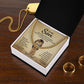To My Son- When Life Knocks You Down-Cuban Link Necklace