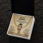 To My Son- When Life Knocks You Down-Cuban Link Necklace