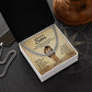 To My Son- When Life Knocks You Down-Cuban Link Necklace