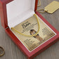 To My Son- When Life Knocks You Down-Cuban Link Necklace