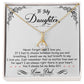 To My Daughter-My Baby Girl-From Dad -Alluring Beauty Necklace