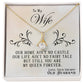 To My Wife-My Queen Forever -Alluring Beauty Necklace