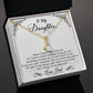 To My Daughter-My Baby Girl-From Dad -Alluring Beauty Necklace
