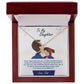 To My Daughter From Dad-Last Breath -Alluring Beauty Necklace