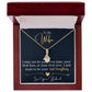 To My Wife-My Last Everything -Alluring Beauty Necklace