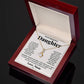 To My Beautiful Daughter -Alluring Beauty Necklace