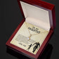 To My Daughter From Dad-Believe You Can Achieve -Alluring Beauty Necklace