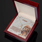 To My Daughter From Dad-Lion And Cub Bond-Alluring Beauty Necklace