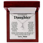 To My Beautiful Daughter -Alluring Beauty Necklace
