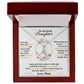 To My Lovely Daughter- A Chapter In Life- Alluring Beauty Necklace