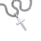 To My Son-Cuban Chain With Artisan Cross Necklace