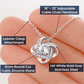 To My Daughter Gift Necklace From Busy Working Dad Personalized Message Card With Gift Box