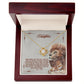 To My Beautiful Daughter, I Promise To Love You For The Rest Of My Life - Love knot Necklace