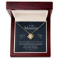 To My Mommy, Love From Your Tummy - Love knot Necklace