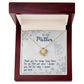 To My Mother, Thank You For Always Being There - Love knot Necklace