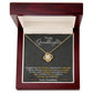 To My Granddaughter, You_ll Feel My Love Within This - Love knot Necklace