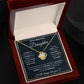 To My Daughter, I Will Always Carry You In My Heart - Love knot Necklace