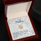 To My Mother, Thank You For Always Being There - Love knot Necklace