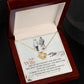 To My Wife, I Just Want To Be Your Last Everything - Love knot Necklace