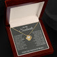 To My Soulmate, In Your Heart I Found My Love - Love knot Necklace