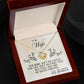 To My Wife, You Are My Queen Forever - Love knot Necklace