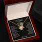 To My Daughter, You Will Always Be My Baby Girls - Love knot Necklace