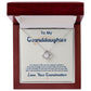 To My Granddaughter, I Love You For The Rest Of My Life - Love knot Necklace