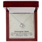 To My Unbiological Sister, Sister By Heart - Love knot Necklace