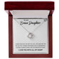 To My Bonus Daughter, Always Shine Like The Brightest Star - Love knot Necklace