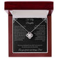 To My Daughter Gift Necklace From Busy Working Dad Personalized Message Card With Gift Box
